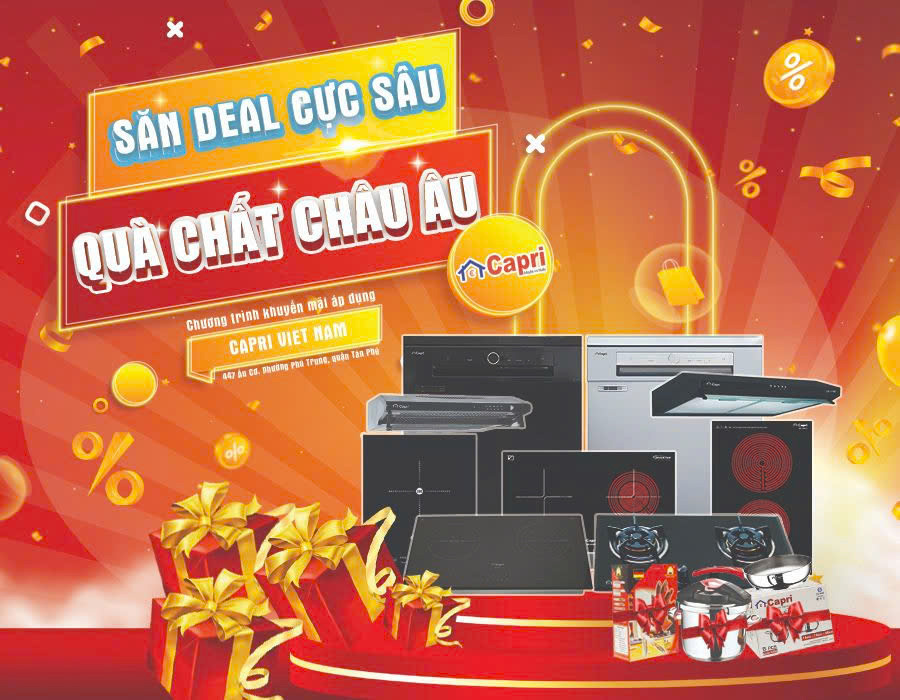 SĂN DEAL CỰC SÂU – QUÀ CHẤT CHÂU ÂU CAPRI VIỆT NAM