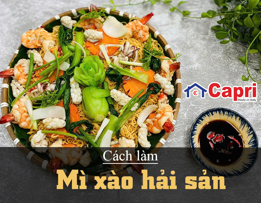 Mì gói xào hải sản - món ngon thường ngày 