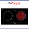 Bếp từ - hồng ngoại đôi Capri CR-802KT
