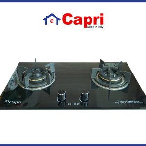 Bếp gas âm kính 2 lò Capri CR-208KT