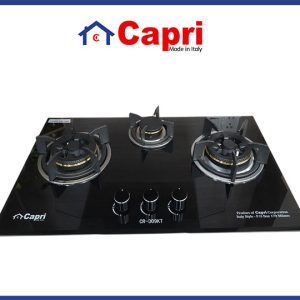 Bếp Gas Âm Kính 3 Lò Capri CR-309KT