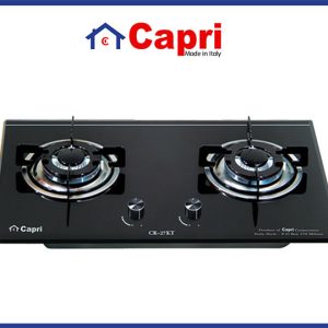 Bếp gas âm kính 2 lò Capri CR-27KT